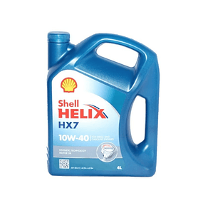 ACEITE SHELL HX7 10W40 SN/CF 4L MIXTO SIN DPF