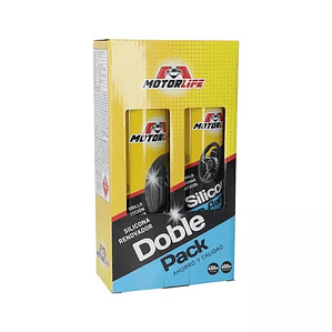 Pack Silicona 450cc Mas Renovador 650cc De Neumáticos MOTORLIFE