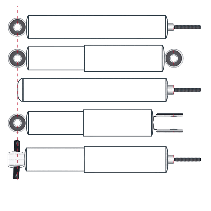AMORTIGUADOR TRASERO MITSUBISHI L200 DERECHO / IZQUIERDO GAS STP 4