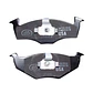 JUEGO PASTILLAS FRENO P0384-P0694 VOLKSWAGEN GOLF A3 1800 ACC 93/99 DELS HIGH CARBON - Miniatura 1