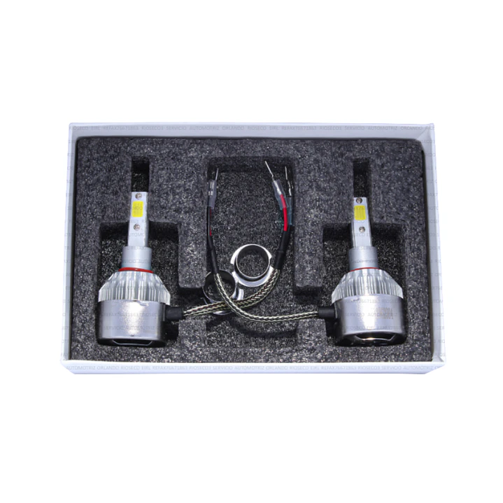KIT AMPOLLETAS LED H3 6000K-12V-30W 2PCS 4