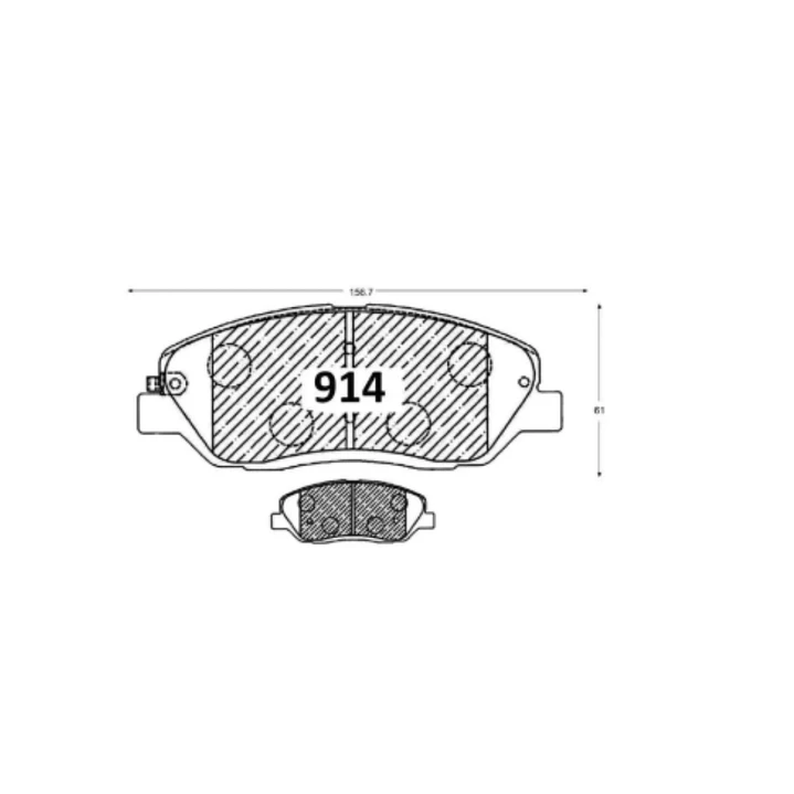 PASILLAS.FRENO.HYUNDAI SANTE FE D.2007 P0914 2