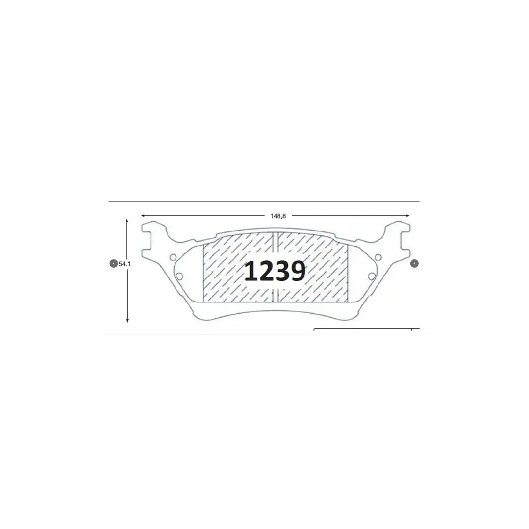 PASTILLAS.FRENO.FORD F-150 2012-- TRAS..P1239 1