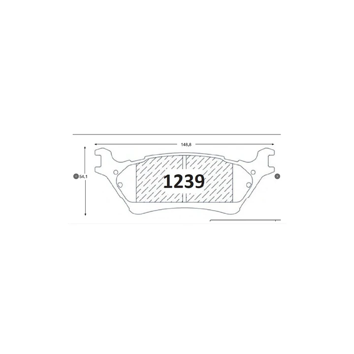 PASTILLAS.FRENO.FORD F-150 2012-- TRAS..P1239 1