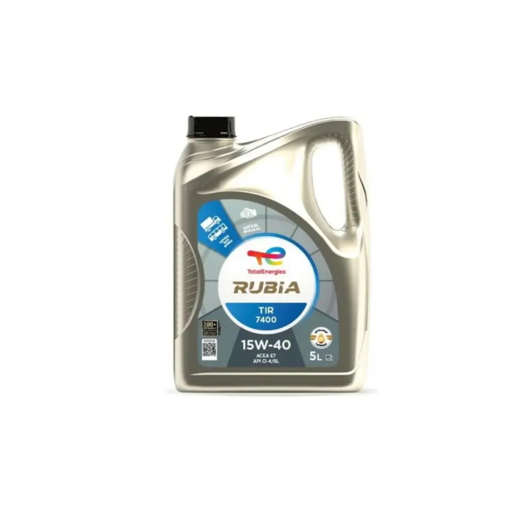 ACEITE RUBIA TIR 7400 15W40 5 LT TOTAL 1