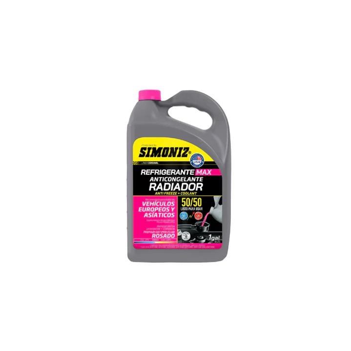 Simoniz antifreeze/coolant European Pink 50/50 1