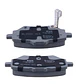 JUEGO PASTILLAS FRENO P1315, PEUGEOT PARTNER K9 1600 DV6FD 19/23 TRASERA SEMI METALICA - Miniatura 3