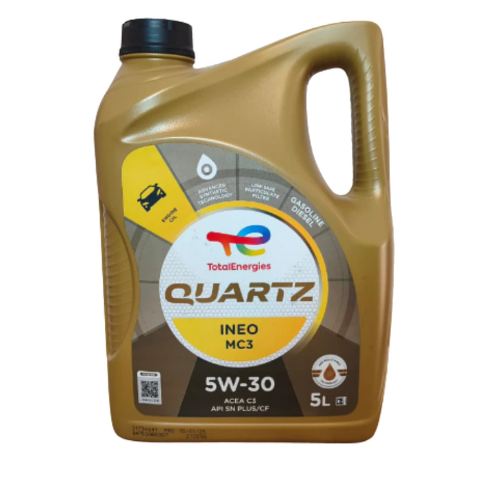 ACEITE DE  5W30 5LT QUARTZ INEO MC3 API SN PLUS CF ACEA C3 TOTAL 1