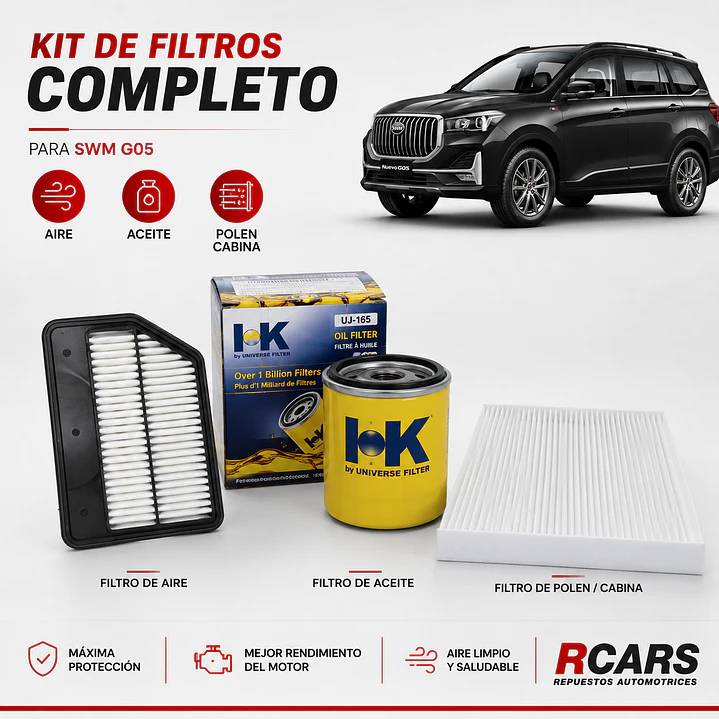 KIT FILTROS SWM G05 PRO 2.0 1