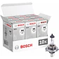 PACK 10 AMPOLLETA HALOGENA H4 12 VOLTS 60 / 55 WATTS BOSCH - Miniatura 1