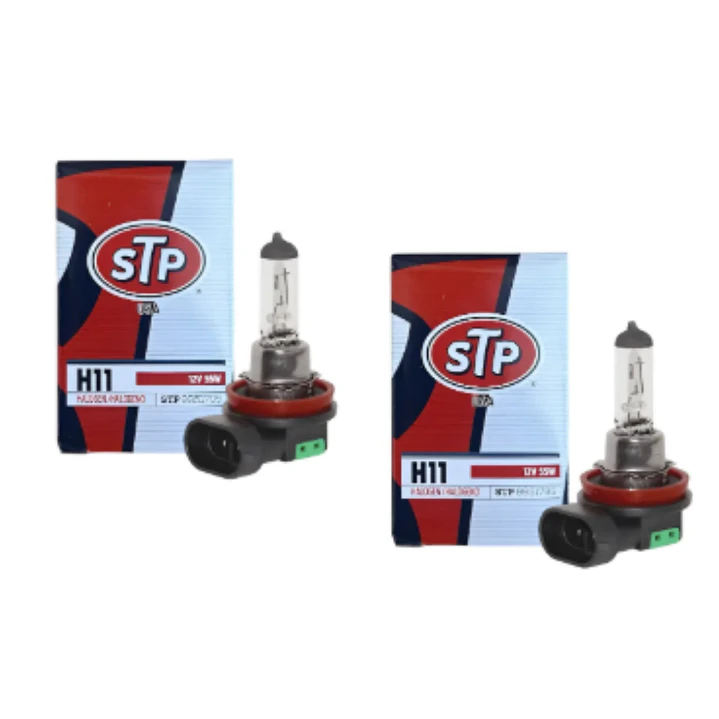 PACK 10 AMPOLLETAS HALOGENA H11 12V 55W BASE PGJ19-2 1