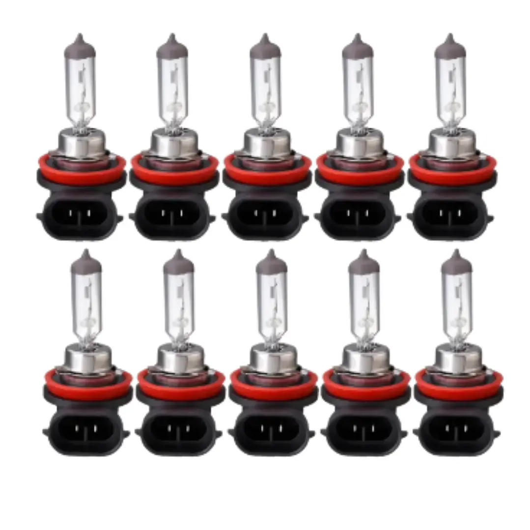 PACK 10 AMPOLLETAS HALOGENA H11 12V 55W BASE PGJ19-2 2