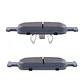 JUEGO PASTILLAS FRENO, P1284 RENAULT SYMBOL NEW 1600 K7M 12/18 DELS SEMI METALICA - Miniatura 2