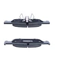 JUEGO PASTILLAS FRENO, P1284 RENAULT SYMBOL NEW 1600 K7M 12/18 DELS SEMI METALICA - Miniatura 3