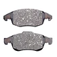 JUEGO PASTILLAS FRENO, PEUGEOT PARTNER 1600 DV6TD B9 12/17 DELS HIGH CARBON - Miniatura 2