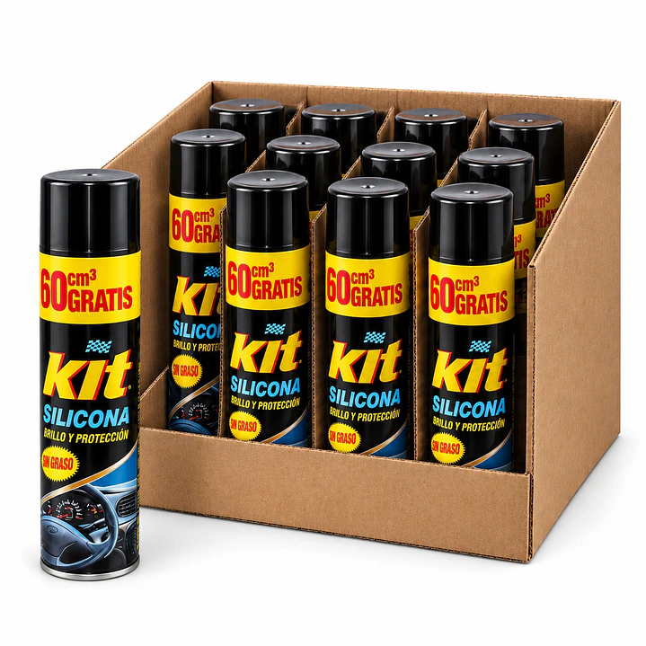 PACK 12 SILICONA KIT AEROSOL 420ML 1