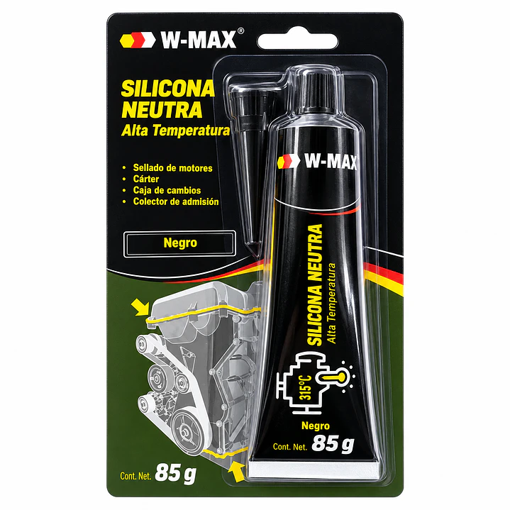 SILICONA ALTA TEMPERATURA NEGRA 1