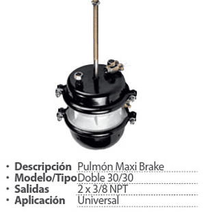PULMON MAXI BRAKE TIPO 30/30 