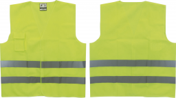 CHALECO REFLECTIVO AMARILLO 2 CINTAS CERTIFICADO CLASE II EN20471 1