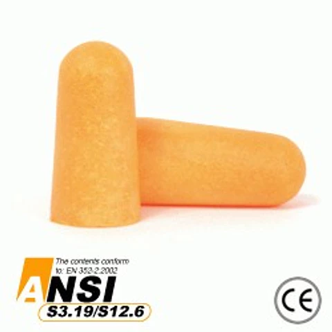 Protector de Oídos Tapón AUTOEXPANDIBLE DESECHABLE (200 PARES)