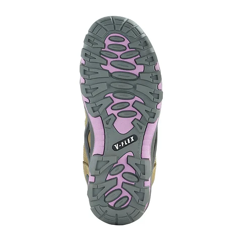 ZAPATO DE SEGURIDAD V-FLEX V3 MUJER NOBUCK CAFE
