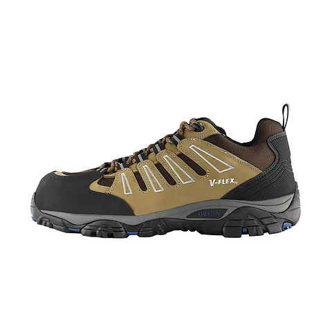 ZAPATO DE SEGURIDAD V-FLEX V31 CAFE/NEGRO