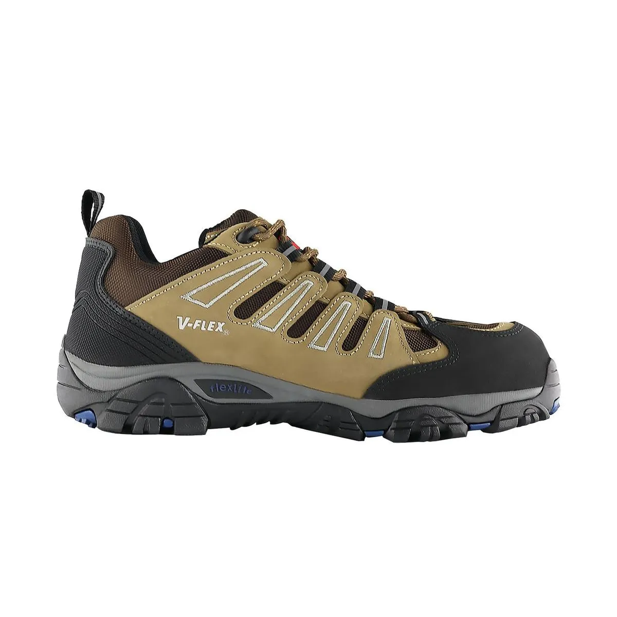 ZAPATO DE SEGURIDAD V-FLEX V31 CAFE/NEGRO 3