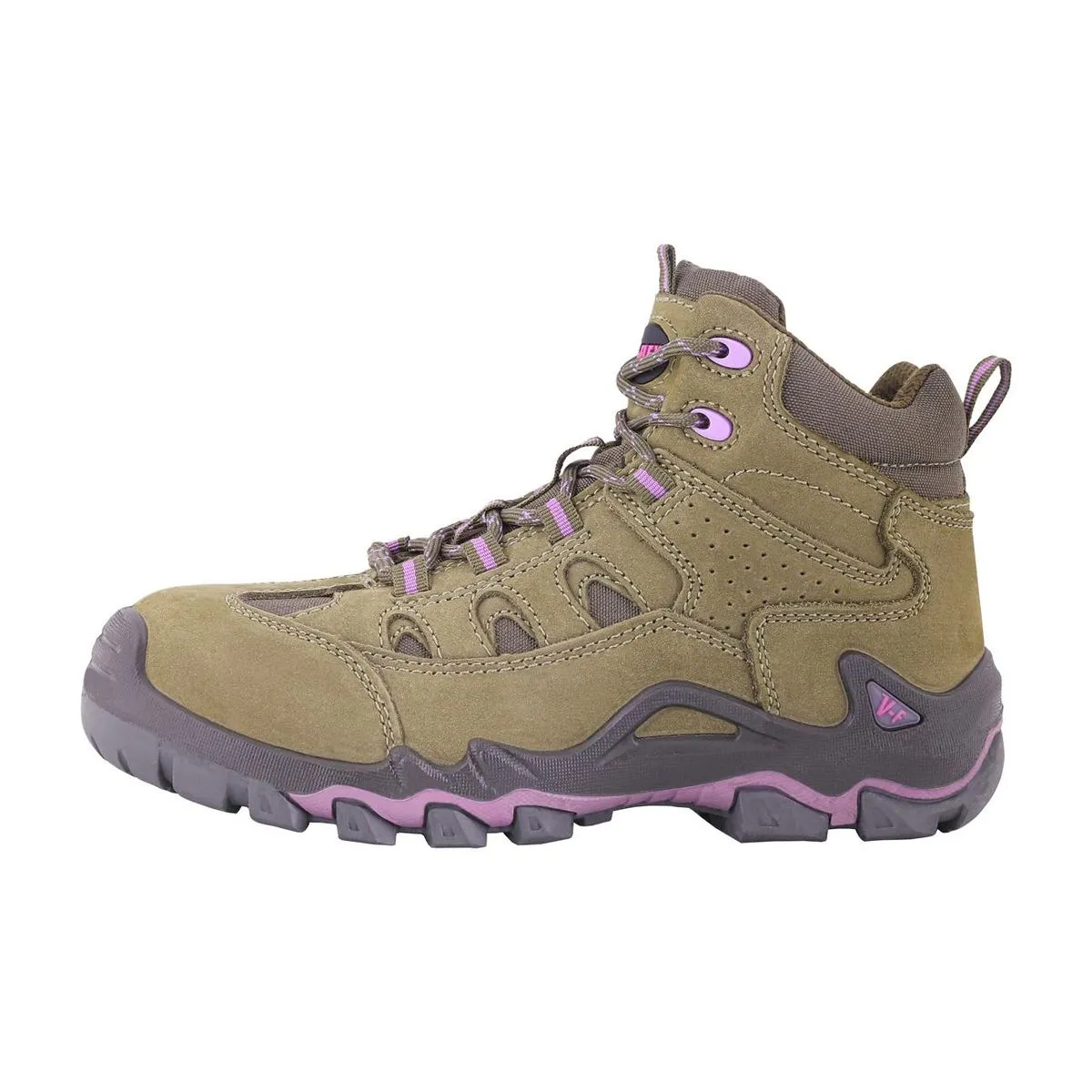 BOTIN DE SEGURIDAD V-FLEX V5 MUJER NOBUCK CAFE 1