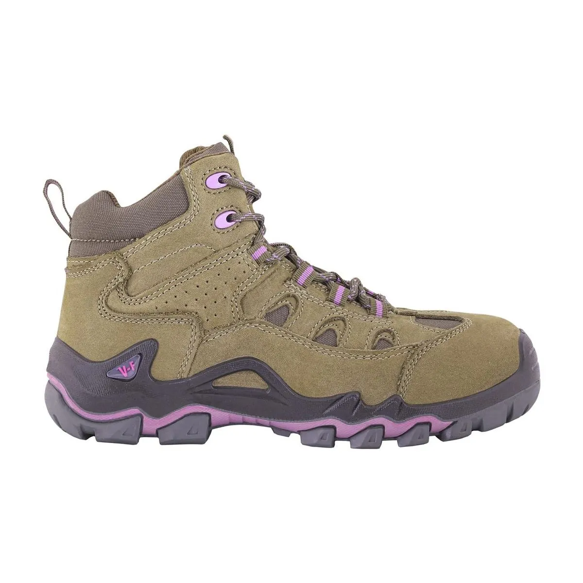 BOTIN DE SEGURIDAD V-FLEX V5 MUJER NOBUCK CAFE 4