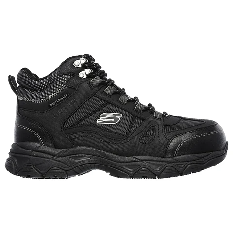 Botín De Seguridad Skechers Ledom Negro