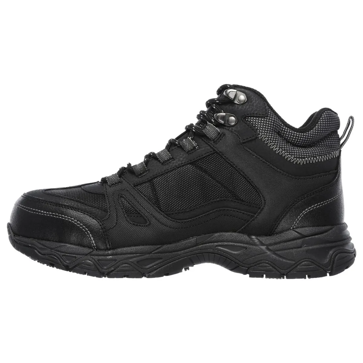 Botín De Seguridad Skechers Ledom Negro 5