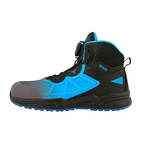 Botín De Seguridad V-Flex V93 Thinsulate® Boa Negro/Azul