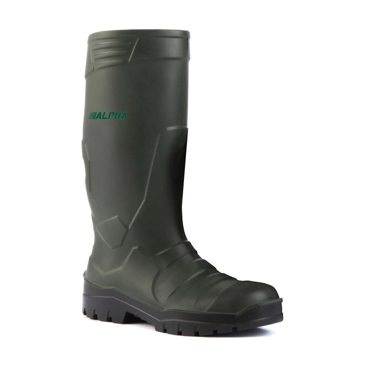 Bota De Seguridad Alpha S5 Poliuretano Verde 2