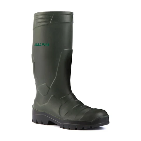 Bota De Seguridad Alpha S5 Poliuretano Verde