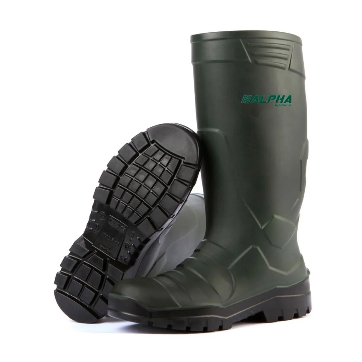 Bota De Seguridad Alpha S5 Poliuretano Verde 1