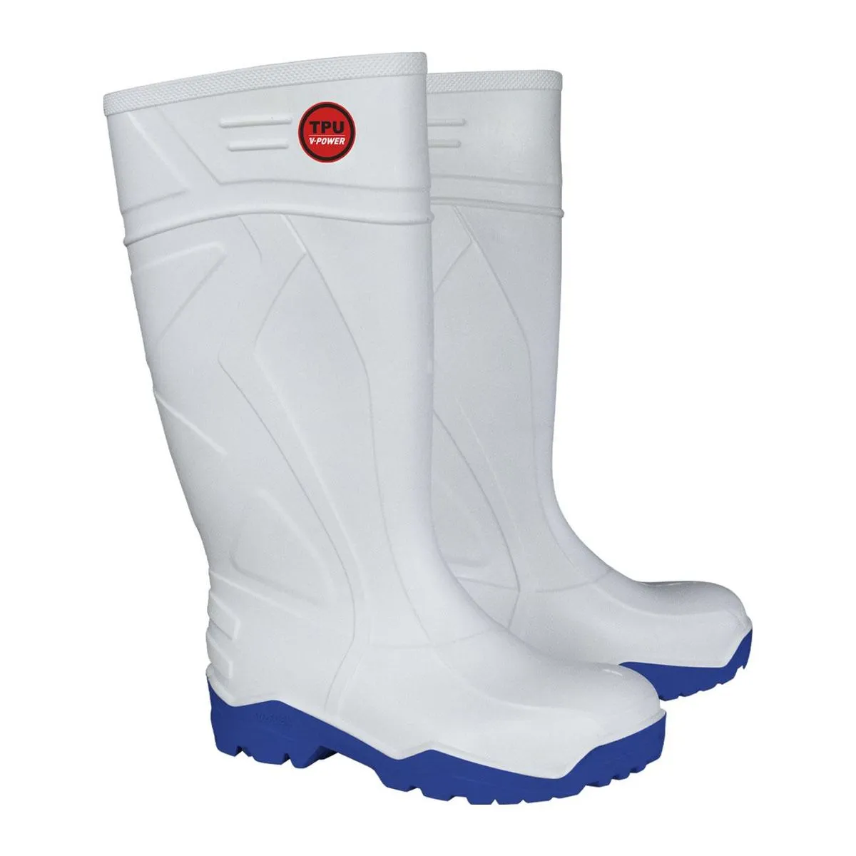 Bota De Seguridad V-Flex 43 TPU con punta acero Blanca 2