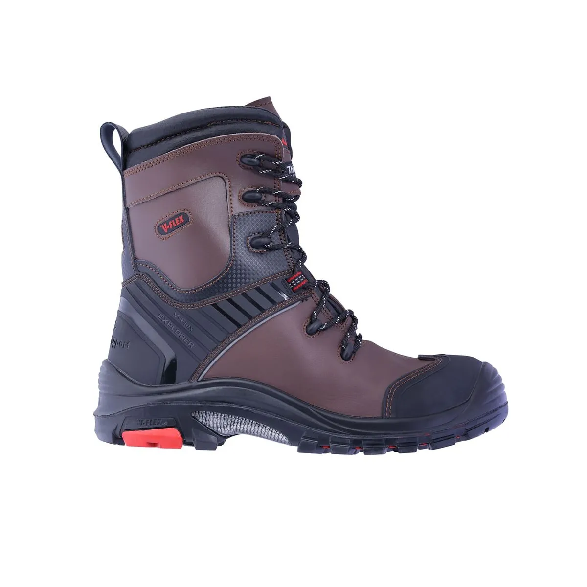 Bota De Seguridad V-Flex V50 Thinsulate® Hidrofugada Café 2