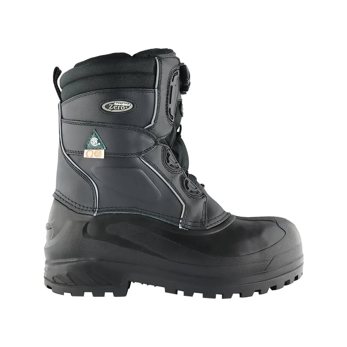 Bota De Seguridad Absolute Zero 7037 Térmica Boa Negra 2