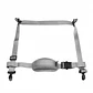 BARBIQUEJO 4 PUNTAS CON MENTONERA PARA CASCO MTA ABS - Miniatura 1