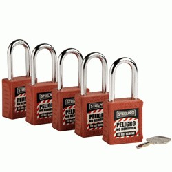 KIT DE 5 CANDADOS MK STEELPRO X10 3