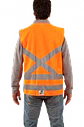 CHALECO ALTA VELOCIDAD RFX NARANJO - Miniatura 2