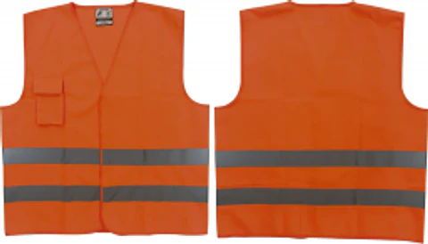 CHALECO REFLECTIVO AMARILLO 2 CINTAS CERTIFICADO CLASE II EN20471