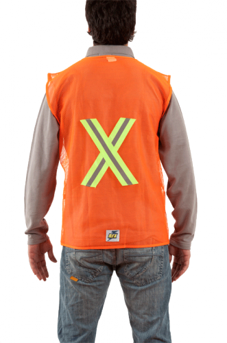 Chaleco RFX Malla Naranjo 2