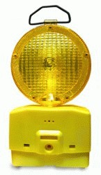 Lampara Señalización Tráfico Amarillo c/Batería 1