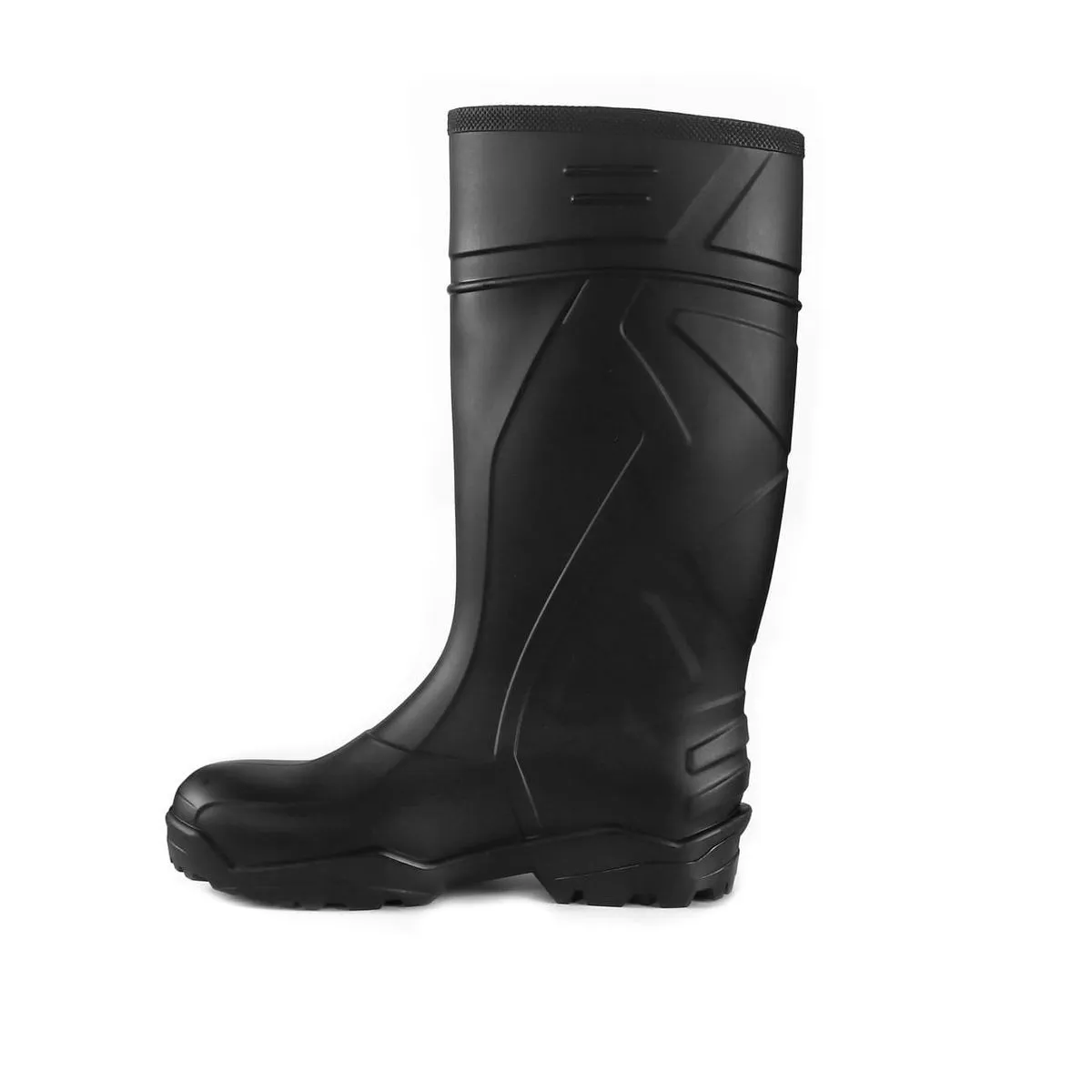 Bota De Seguridad V-Flex 942 PVC con puntera de acero Negra 1