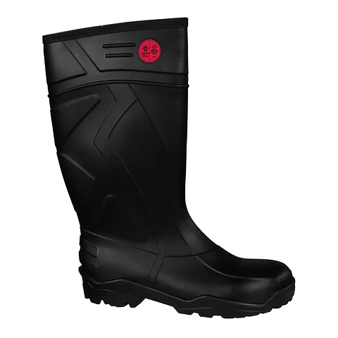 Bota De Seguridad V-Flex 940 PVC con punta y plantilla de acero Negra