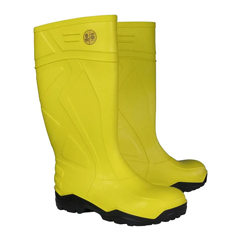 Bota De Seguridad V-Flex 945 PVC con punta de acero Amarilla
