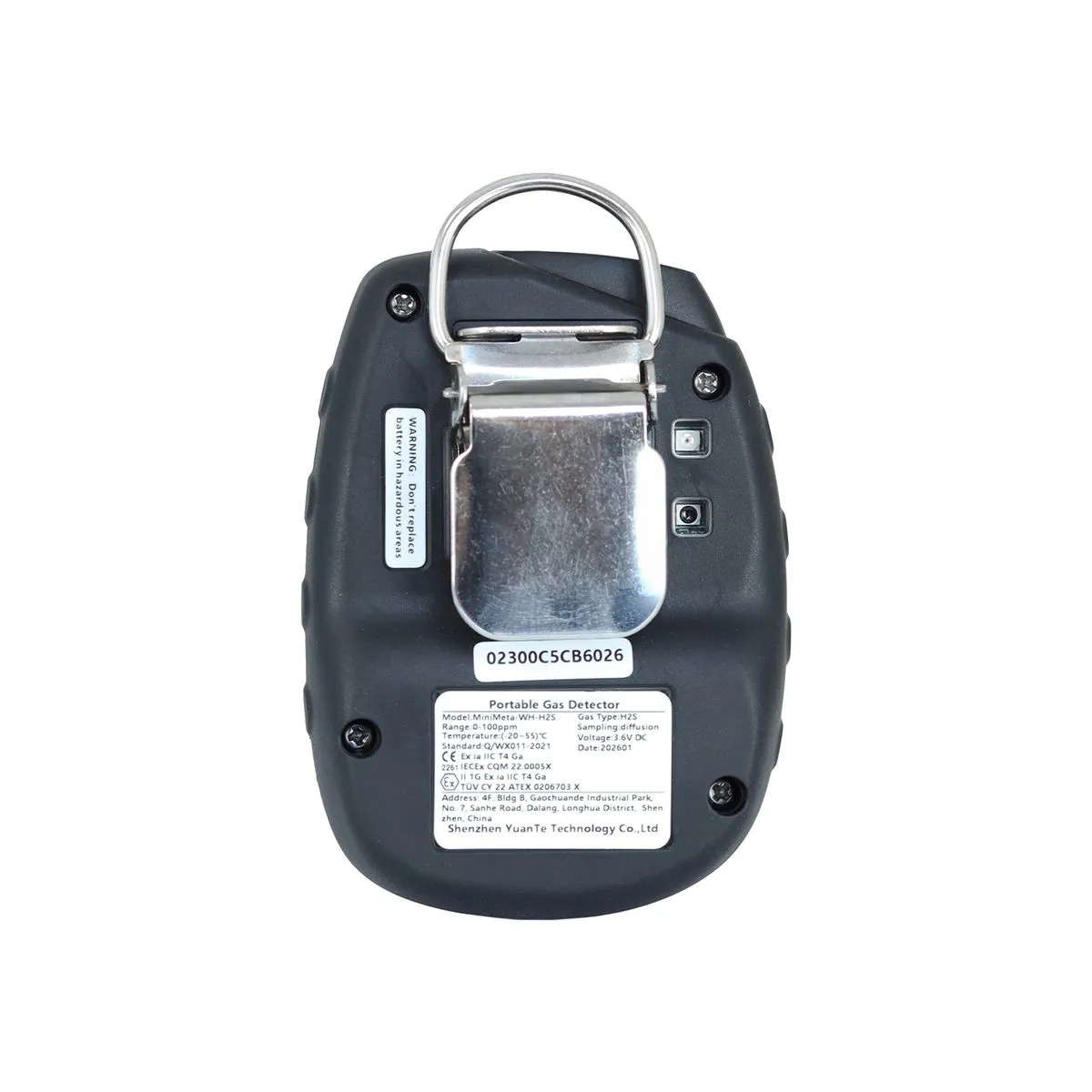 Detector de gases H2S ATX 1000 Minimeta 3
