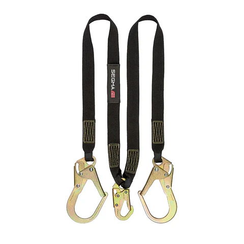 Cabo de Vida Stone Kevlar Herraje Metalico 1,5m