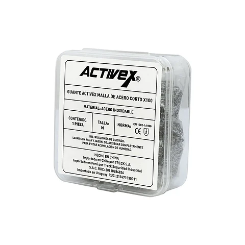 Guante Activex de Malla Acero Corto X100